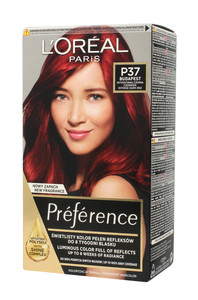 L'Oréal Feria Préférence Hair Dye Intense Dark Red P37