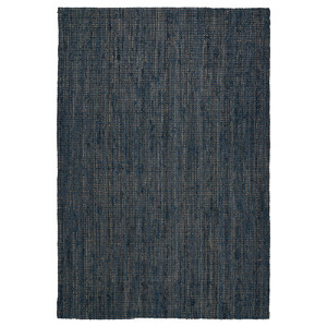 LANDBANA Rug, flatwoven, dark blue, 133x195 cm