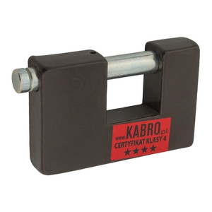 Kabro Pin Padlock steel key U, 90 mm