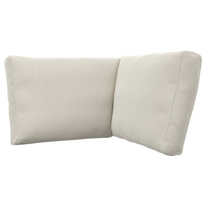 FRÖSÖN/DUVHOLMEN Back cushion for corner unit, beige, 62x62x44 cm