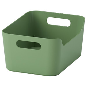 UPPDATERA Box, green, 24x17 cm