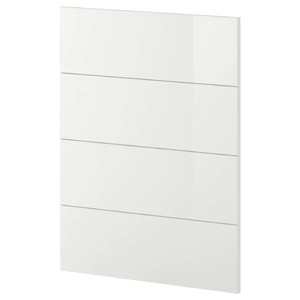 METOD 4 fronts for dishwasher, Ringhult white, 60 cm