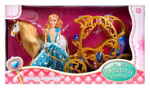 Fantasy Carriage Doll Playset 3+