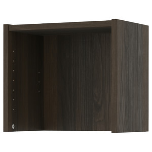 BILLY Height extension unit, dark brown oak effect, 40x28x35 cm