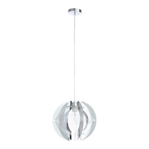 GoodHome Pendant Lamp Bastberg 31cm E27, chrome