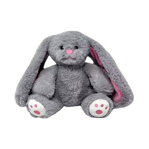 Tulilo Soft Plush Toy Bunny 20.5cm, grey, 0+