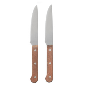LINDRIG Knife, dark brown, 2 pack
