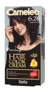 Delia Cosmetics Cameleo HCC Omega+ Permanent Hair Dye No. 6.26 Aubergine