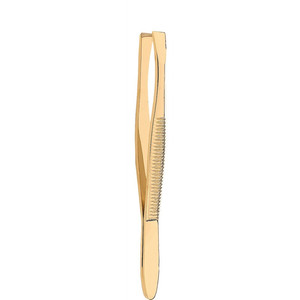 Tweezers Straight gold