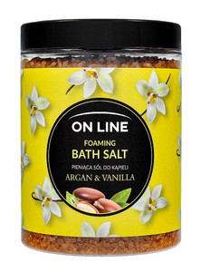 On Line Foaming Bath Salt Vegan Agran & Vanilla 1200g