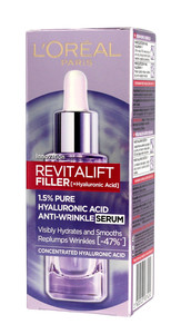 L'Oreal REVITALIFT FILLER Anti-Wrinkle Serum 1.5% Hyaluronic Acid 30ml