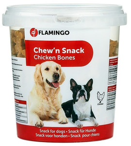 Flamingo Snack for Dogs Chew 'n Snack Chicken Bones 500g