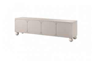 TV Cabinet Sonatia II 200 cm, with 2 internal drawers, cashmere