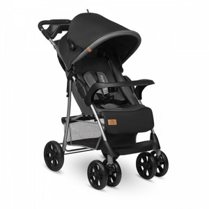 Lionelo Stroller Pushchair Emma Plus Black, 6-36m/up to 15kg