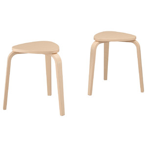 KYRRE Stool, set of 2, birch