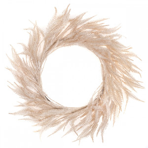 Decorative Wreath 39cm, pampas grass