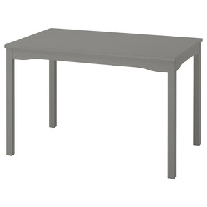 HAUGA Table, grey, 118x74 cm