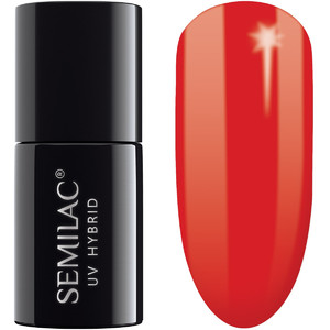 SEMILAC Hybrid Gel Polish 062 Poppy Red - 7 ml