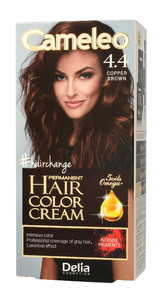 Delia Cosmetics Cameleo HCC Omega+ Permanent Hair Dye No. 4.4 Copper Brown