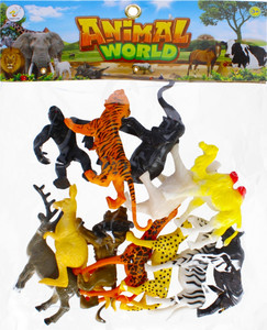 Animal World Set of Wild Animals 3+