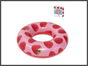 Bestway Sscentsational Raspberry Inflatable Swim Ring 119cm