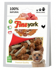 Prozoo Fine York Bone Snack for Dogs with Chicken 80g