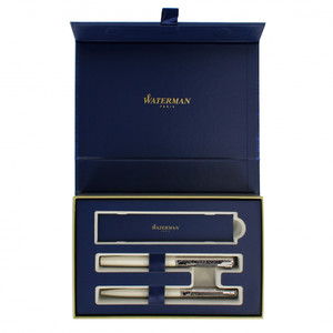 Waterman Gift Set Fountain Pen & Pen Allure White