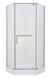 Durasan Shower Enclosure Diamond 90x90x195cm, chrome