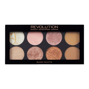 Makeup Revolution Ultra Blush Palette Golden Sugar - Bronzers, Blushers, Highlighters Vegan