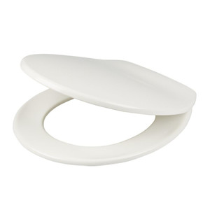 Cooke & Lewis Standard Toilet Seat Himara, white