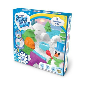 Kinetic Sand Super Snow Snowman City 3+