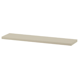 BERGSHULT Shelf, grey-beige, 80x20 cm