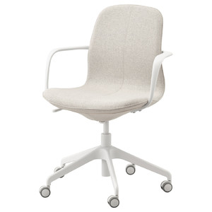 LÅNGFJÄLL Office chair with armrests