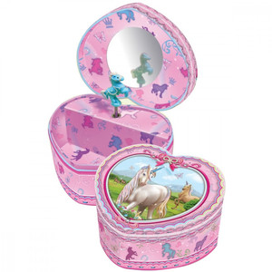 Pulio Heart-shaped Music Box Unicorn 6+