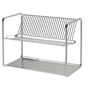 ORDNING Dish drainer, stainless steel, 50x27x36 cm