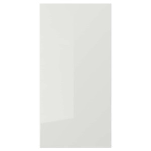 RINGHULT Door, high-gloss light grey, 30x60 cm