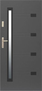 External Door Zitron 90, right, anthracite