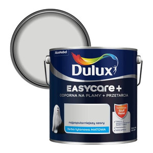 Dulux EasyCare+ Washable Durable Matt Paint 2.5l most popular grey