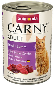 Animonda Carny Adult Cat Food Beef & Lamb 400g