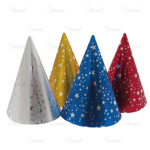 Party Paper Hats 4pcs