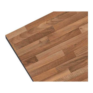 Laminated Kitchen Worktop 2.8 cm, light walnut