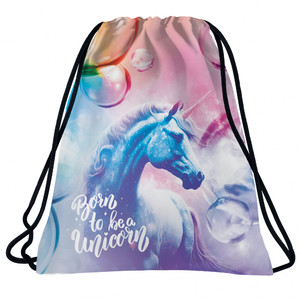 Drawstring Bag School Shoes/Clothes Bag Unicorn