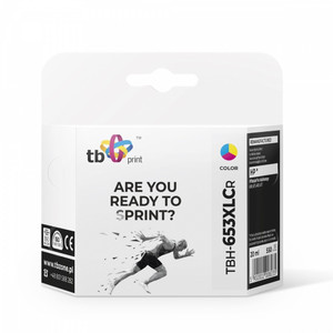 TB Print Toner Ink for HP DJ6075 TBH-653XLCR CMY, colour, reman.