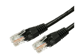 TB Patch Cable Cat.6 RJ45 UTP 1m black, 10-pack