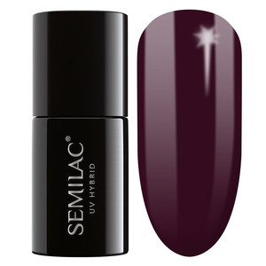 Semilac UV Hybrid Gel Polish no. 076 Black Coffee - 7 ml