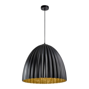 Pendant Lamp Telma E27, black/gold