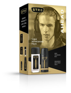 STR8 Gift Set for Men Ahead - Deodorant Body Spray & Body Fragrance