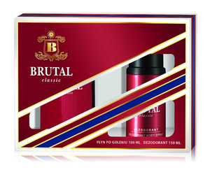 Brutal Classic Gift Set (Aftershave 100ml + Deodorant Spray 150ml)