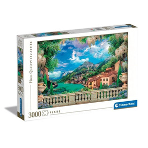 Clementoni Jigsaw Puzzle High Quality Lush Terrace On Lake 3000pcs 10+