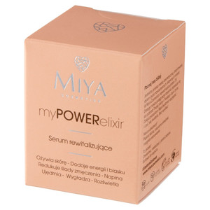 MIYA myPOWERelixir Face Revitalizing Serum 98.4% Natural Vegan 15ml